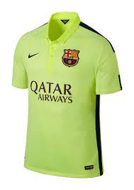 Tercera camisetas de Barcelona 2014 2015 tailandia